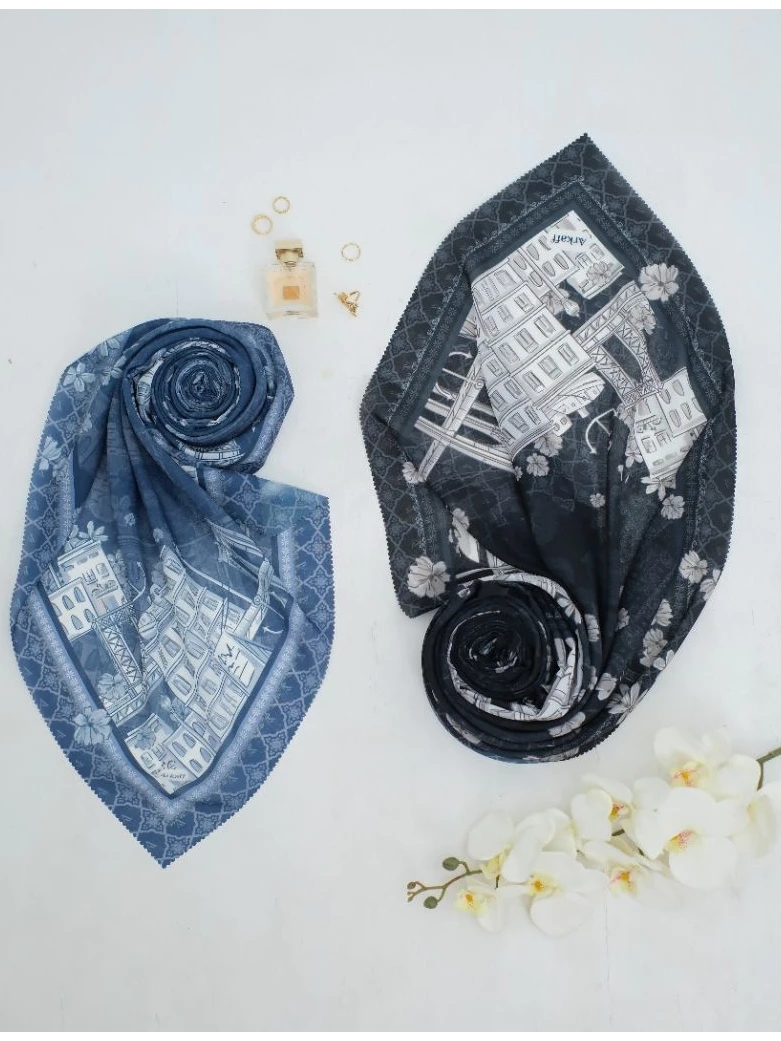 Khadijah Scarf Poly Cotton Hijab Syar'i Jumbo Jilbab Segiempat Panjang (5)